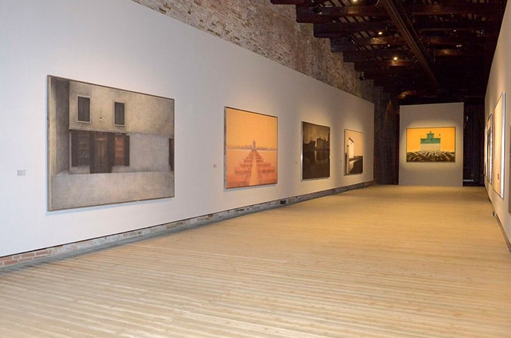 Ausstellungseröffnung von Eduard Angelis Silentium gemeinsam mit der Fondazione Vedova ©Michele Crosera