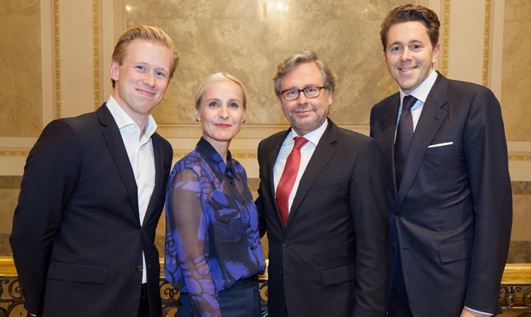 Niko Pelinka, Eveline Steinberger-Kern, Alexander Wrabetz und Harald Mahrer © leadersnet.at / D. Mikkelsen