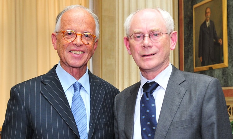 Werner Fasslabend und Herman Van Rompuy © leadersnet.at/Hutter