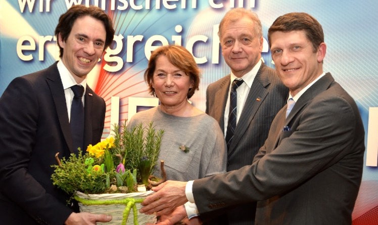 Andreas Marquardt, Sonja Zwazl, Franz Wiedersich und Jarko Ribarski © leadersnet.at/Wellenhofer