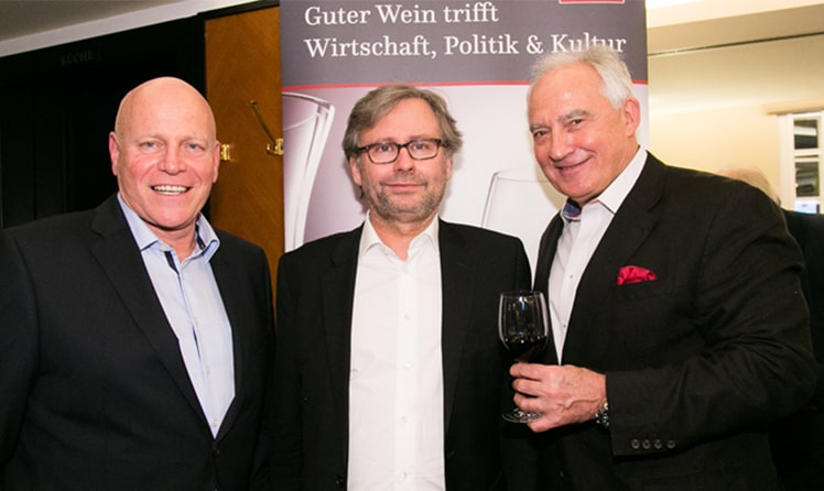 Ralph Vallon, Alexander Wrabetz, Rudi Semrad (c) Arman Rastegar/Club Cuvée