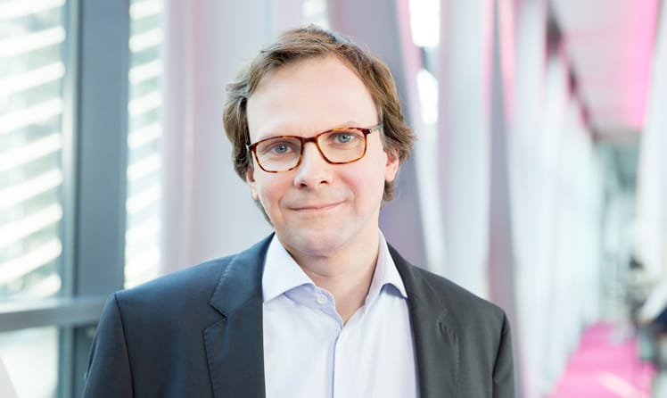 Andreas Bierwirth, CEO von T-Mobile Austria, freut sich über den Titel "Bestes Netz Österreichs". © T-Mobile Austria