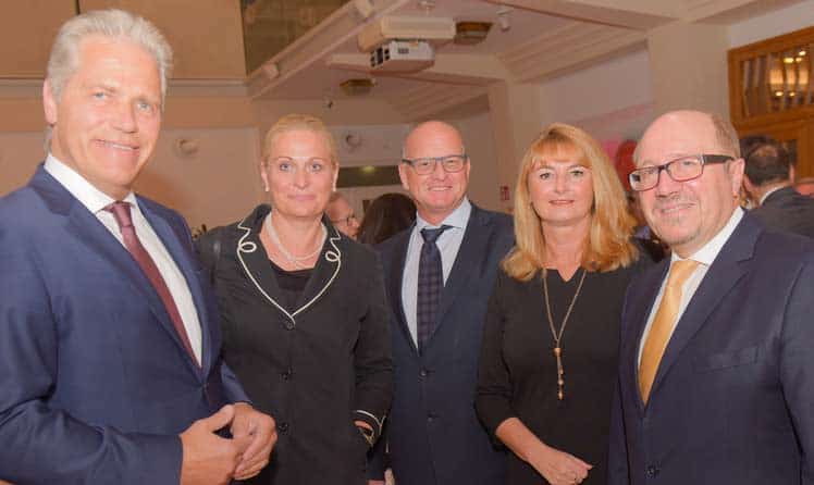 (von links) Anton Ofner, Maria Lehrl, Klaus Puza, Elisabeth Rammel und Horst Szaal © leadersnet.at / K. Golab