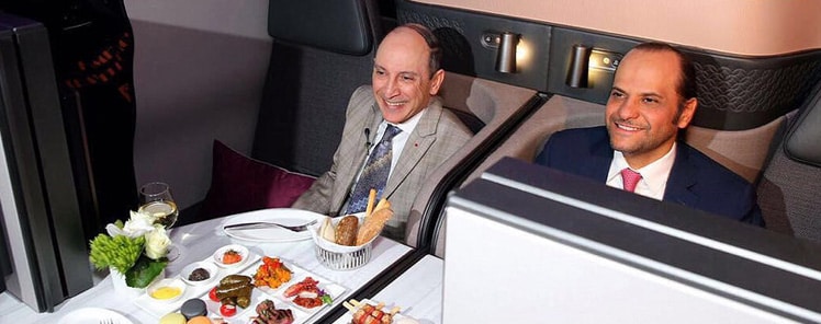 Qatar - Qatar Airways Group Chief Executive Akbar Al Baker (links)
