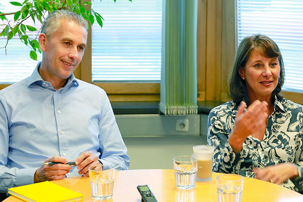 Franz Solta und Andrea Groh © leadersnet/Langegger