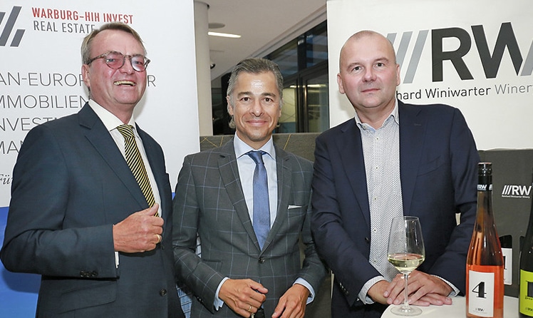 (von links) Martin Sabelko, Peter Ulm und Reinhard Winiwarter © leadersnet.at / G. Langegger 