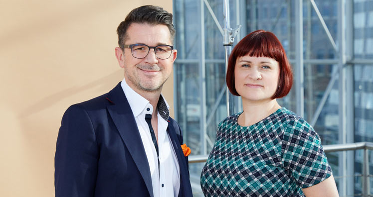 Roman Sindelar und Jana David-Wiedemann © PKP BBDO/Alexander Sutter