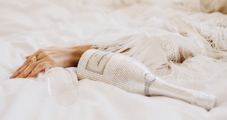 Für Qualität wird auch gerne mehr ausgegeben. Im Bild: die streng limitierte Jubiläumscuvée "Schlumberger Kristall" © Schlumberger / Melanie Koruna 