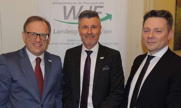 (von links) Wolfgang Hammerer, Gerhard Zeiner und Marcin Kotlowski © WdF
