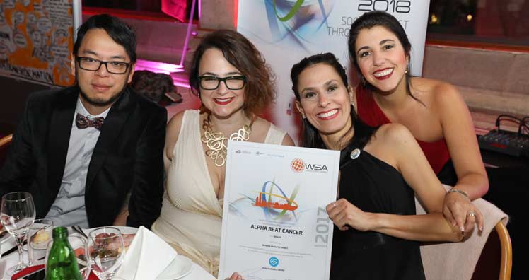 Alpha Beat Cancer aus Brasilien gewannen in der Kategorie "Health & Well-Being" © LEADERSNET/Schiffl