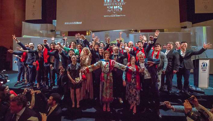 Die Sieger der diesjährigen Preisverleihung – © World’s 50 Best Restaurants Die Sieger der diesjährigen Preisverleihung – © World’s 50 Best Restaurants