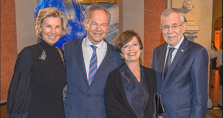 Desirée Treichl-Stürgkh, Andreas Treichl, Doris Schmidauer und Alexander van der Bellen © Andreas Tischler