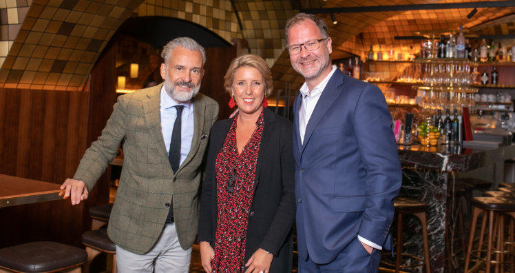 Norbert Koller, Stephan Ferenczy (BEHF) und Claudia Koller