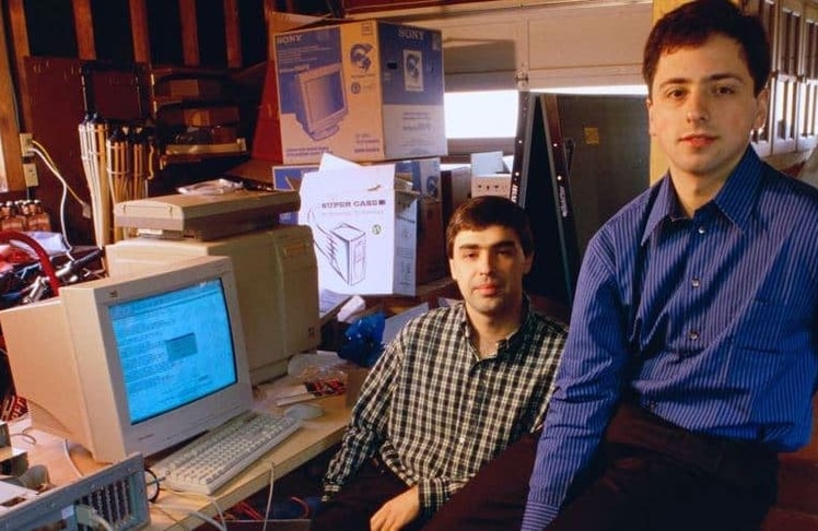 Larry Page und Sergey Brin gründeten Google im Jahr 1998 © Google