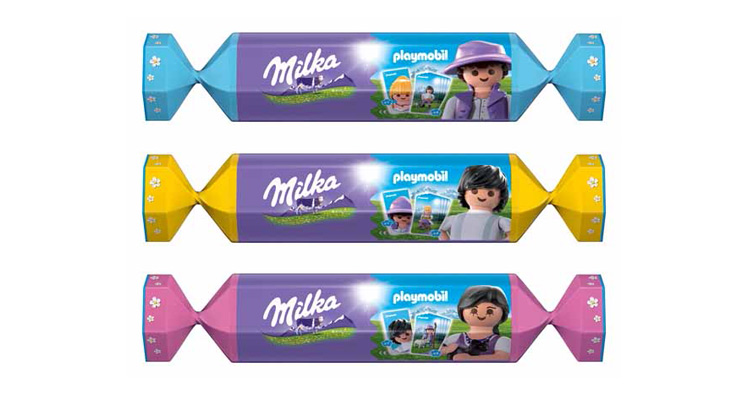 Milka & Playmobil Geschenkbonbon © Milka