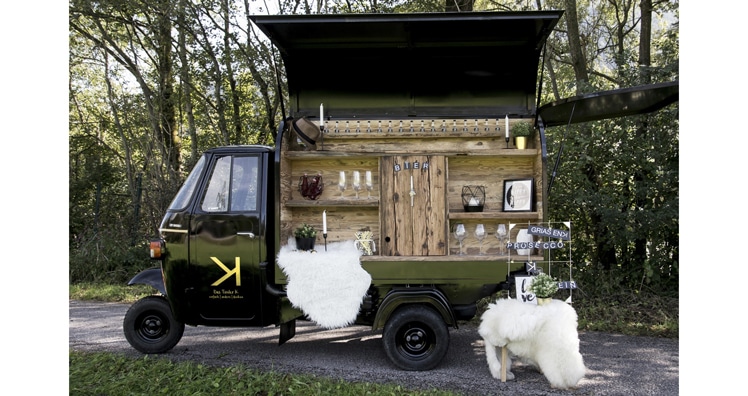 Der umgebaute Event-Wagen "Rocco" © hapymio