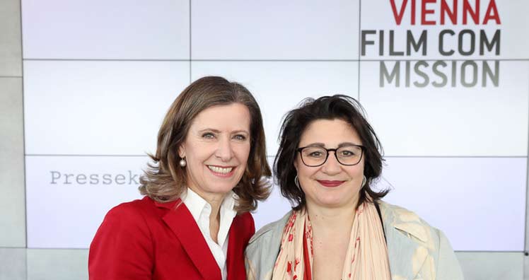 Vienna Film Commission-Chefin Marijana Stoisits und Kulturstadträtin Veronica Kaup-Hasler © Katharina Schiffl 
