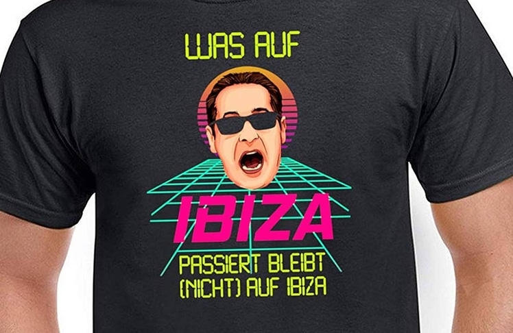 Satire-Shirts zum #ibizagate finden auf Amazon reißenden Absatz © Amazon/Shirt Schmiede