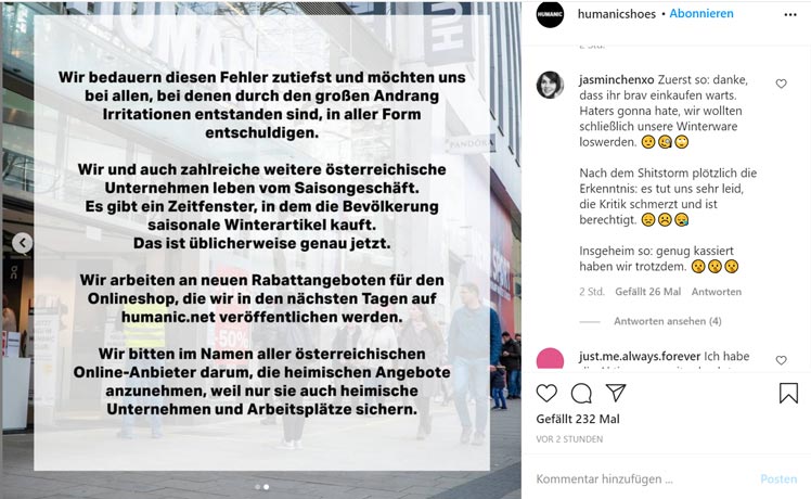 © Humanic / Instagram © Humanic / Instagram