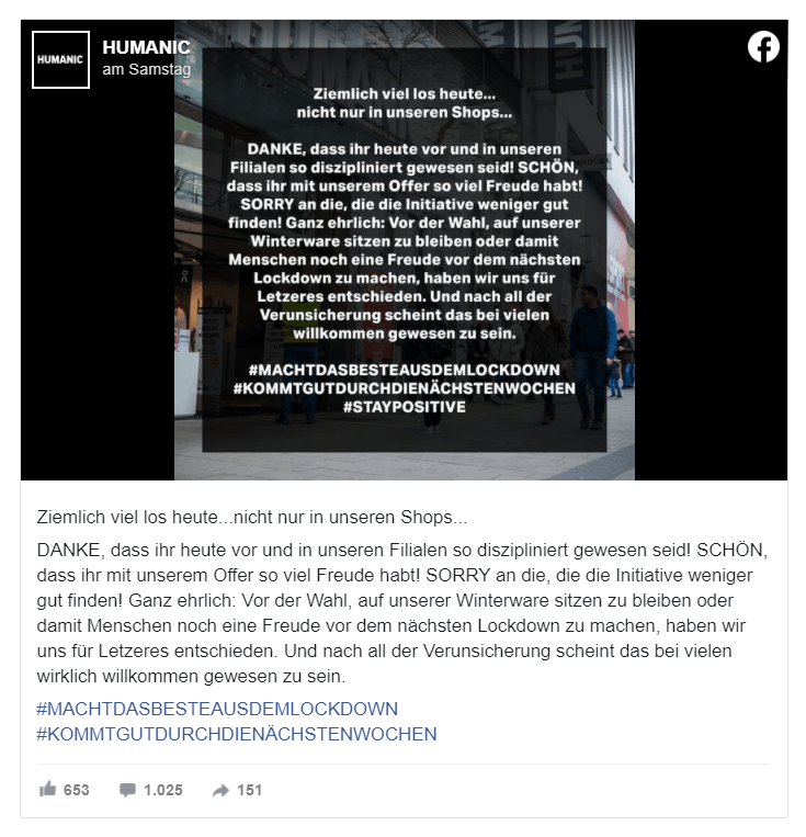 © Humanic / Facebook © Humanic / Facebook