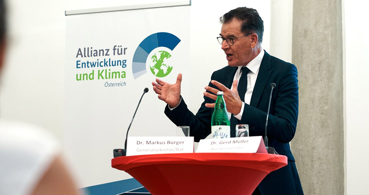 Bundesminister Gerd Müller © Österreichischer Rat für Nachhaltige Entwicklung/Etzl Foto/Stefan Feichtinger