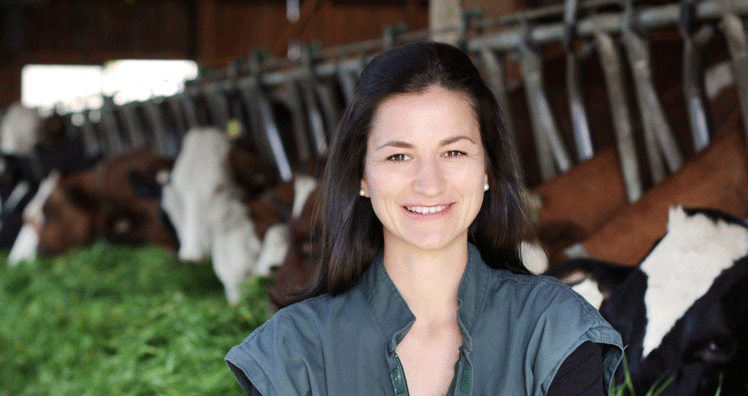 Tierärztin Katharina Lichtmannsperger © Salzburg Milch Tierärztin Katharina Lichtmannsperger © Salzburg Milch