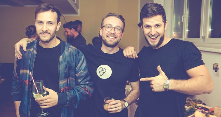 Das ursprüngliche GLC-Gründertrio: Doron Nadav, Mateusz Smalec und Philipp Lipiarski © leadersnet.at / C. Mikes Das ursprüngliche GLC-Gründertrio: Doron Nadav, Mateusz Smalec und Philipp Lipiarski © leadersnet.at / C. Mikes