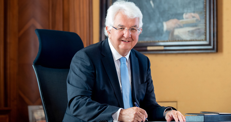 Robert Holzmann, Gouverneur der Oestereichischen Nationalbank, dem beliebtesten Arbeitgeber Österreichs. © OeNB/Lisi Niesner
