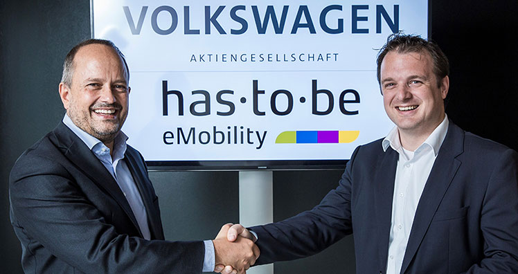 Volkswagen ist Investor und einer der wichtigsten Anteilseigner von has·to·be rund um Gründer Martin Klässner (rechts) © has·to·be