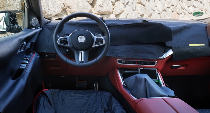 BMW XM on a test drive