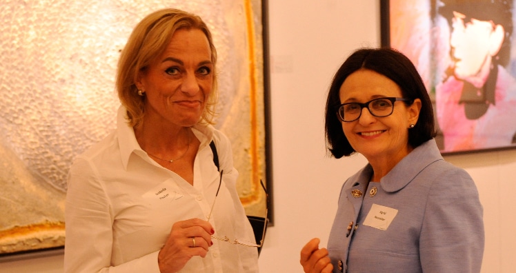 Isabella Fischer (BMI) und Sigrid Neureiter (Dr. Neureiter-PR) ©  Club Tirol/Tadros 