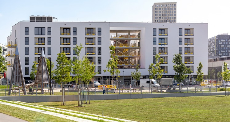 Wohnen und Gewerbehof