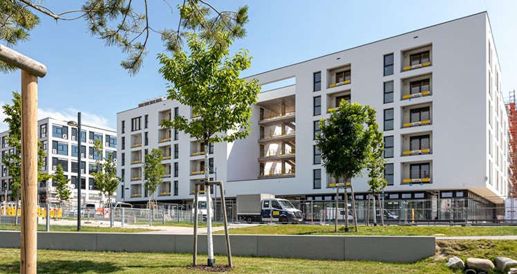 Wohnen und Gewerbehof