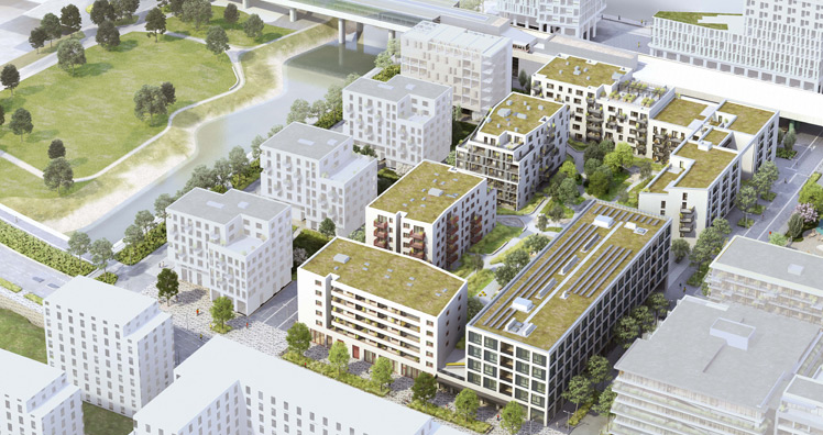 Wohnen und Gewerbehof