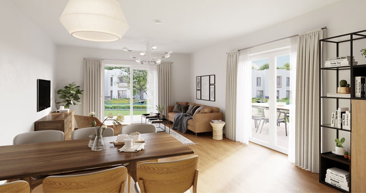 Seehäuser am Sonnenweiher Grafenwörth © VI-Engineers/Squarebytes