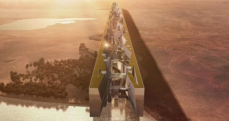 Projekt Mirror Line (Rendering) in Saudi Arabien