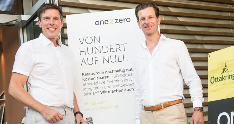Die one2zero-Geschäftsführer Peter Hochleitner (links) und Tobias Wiener © Thomas Jantzen