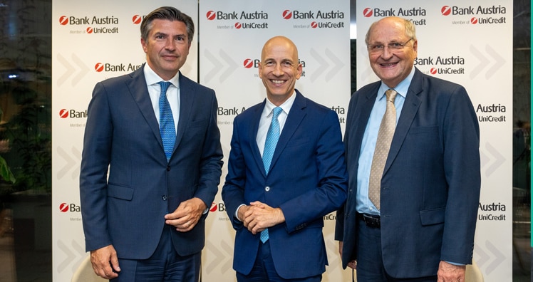Robert Zadrazil, Martin Kocher und Christoph Badelt  © UniCredit Bank Austria