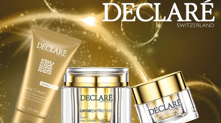 Die luxuriöse Pflegeserie von Declaré soll die Nutzer:innen mit besonderen Inhaltsstoffen verwöhnen © Declaré