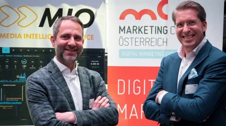 Niko Pabst, MCÖ Geschäftsführer und Florian Laszlo, Observer Geschäftsführer  © Observer 