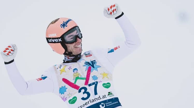 Skiflug-Spezialist Stefan Kraft hat sich für den Kulm einiges vorgenommen. © EXPA/JFK