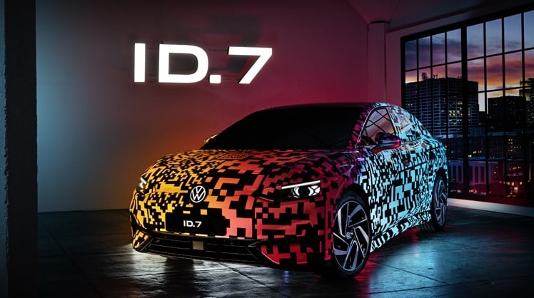 Mit dem ID.7 greift Volkswagen unter anderem das Tesla Model 3 an. © Volkswagen AG