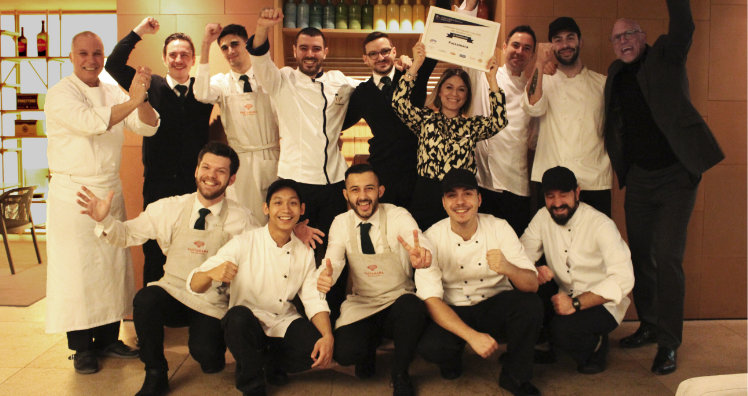 Das Team des Pastamara - Bar con Cucina bei der Gran Galà della Cucina Italiana © The Ritz Carlton Vienna