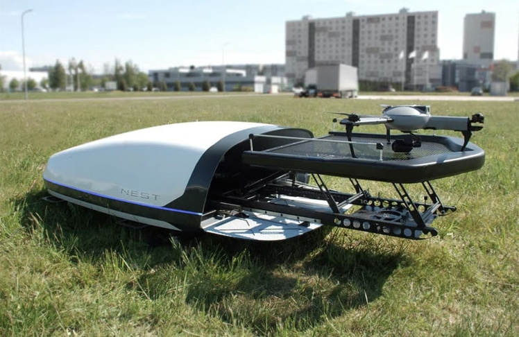 Die Drohne soll für Sicherheit sorgen © AtlasPro