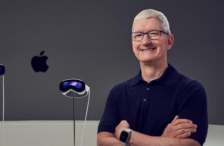 Apple-CEO Tim Cook hat gut lachen © Apple