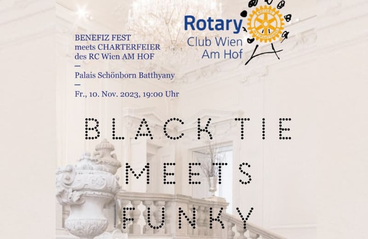 Feiern für den guten Zweck © Rotary Club Wien Am Hof
