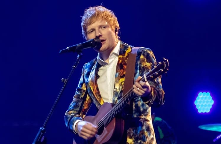 Ed Sheeran bei den MTV Europe Music Awards 2021.