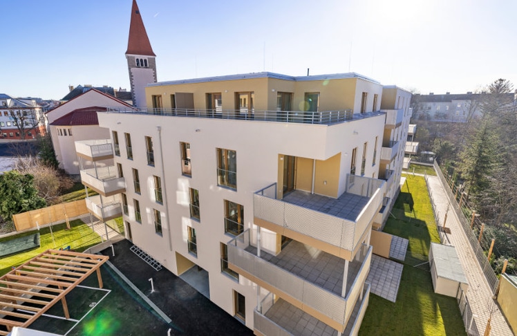 Das "KOLL.home" in Wiener Neustadt ist fertiggestellt. © NOE Immobilien Development GmbH