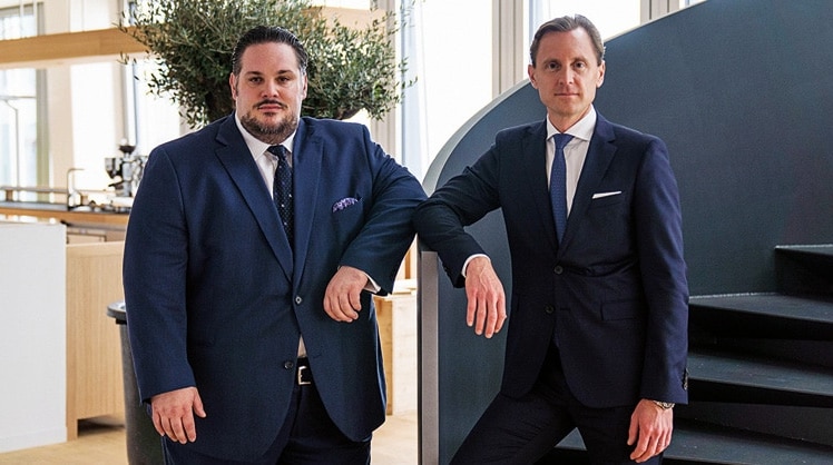 Geschäftsführender Gesellschafter Sascha Haimovici (links) und Geschäftsführer Michael Mack, IMMOcontract © IMMOcontract/SORAVIA