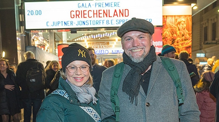 Thomas Stipsits und Katharina Straßer bei der "Griechenland" Premiere © Andreas Tischler
